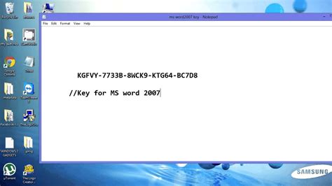 ms word 2007 product key